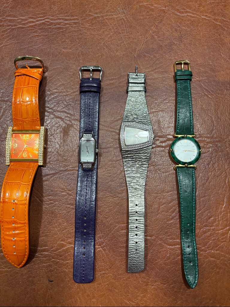 4 Ladies Fashion Watches All Great Condition Need Batteries